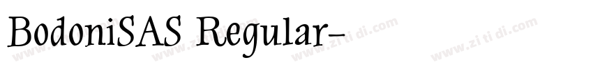 BodoniSAS Regular字体转换